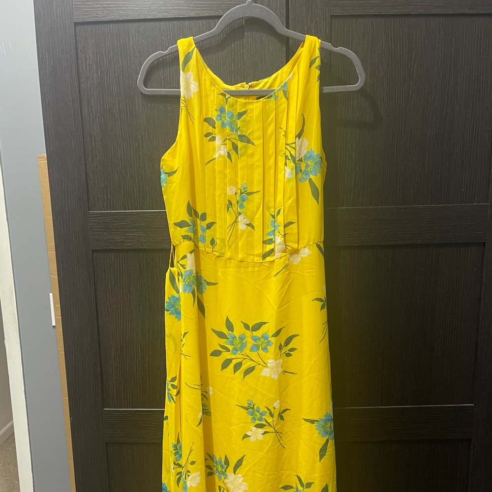Sharagano Yellow Sundress
